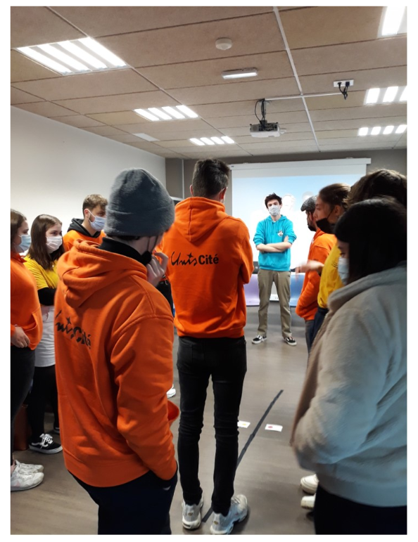 Intervention d’Homogène auprès des jeunes en service civique