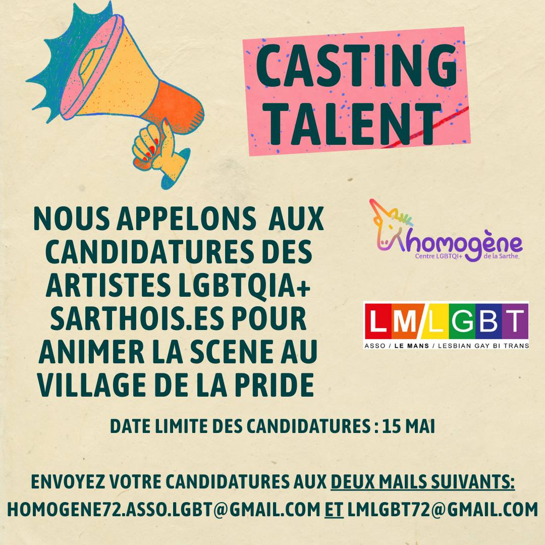 CASTING TALENT pride