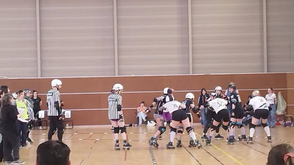 roller derby au gymnase Michel Wieber